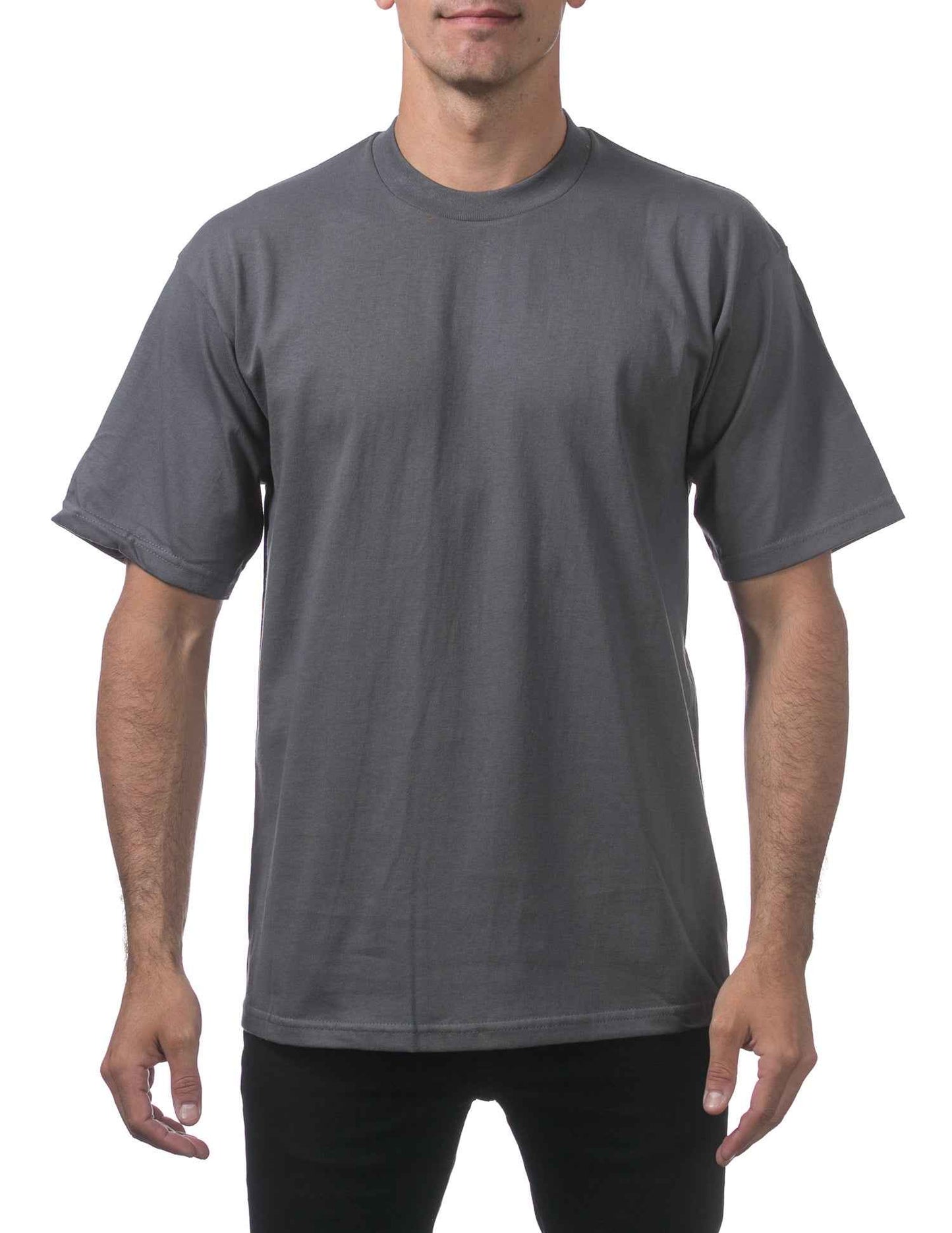Pro Club Men's Heavyweight Short Sleeve T-Shirt Top Outfit