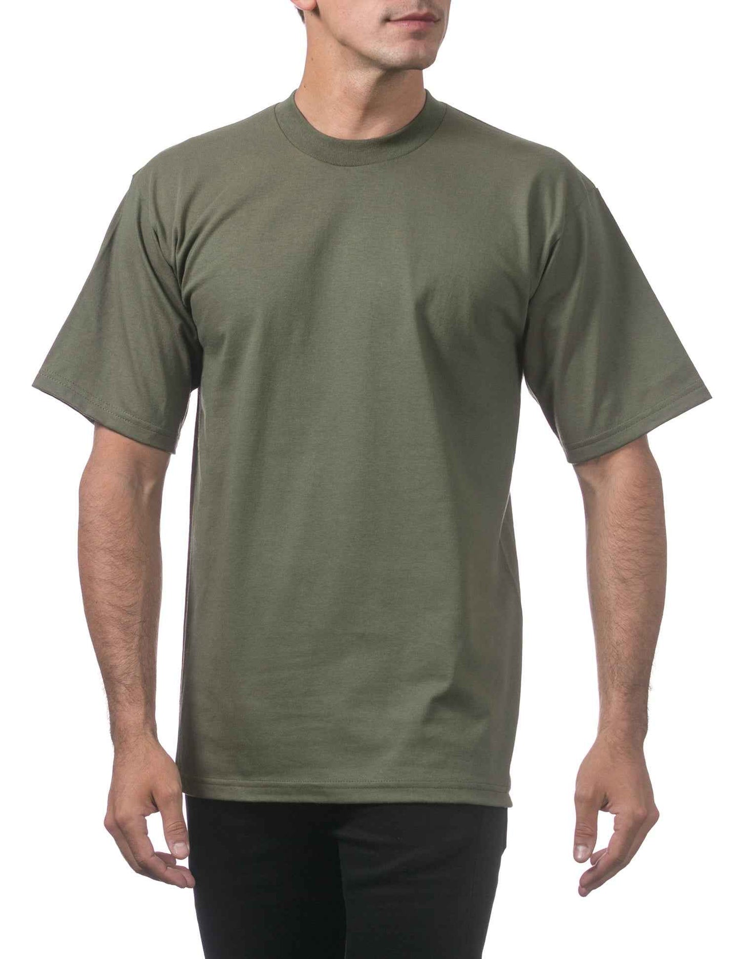 Pro Club Men's Heavyweight Short Sleeve T-Shirt Top Outfit