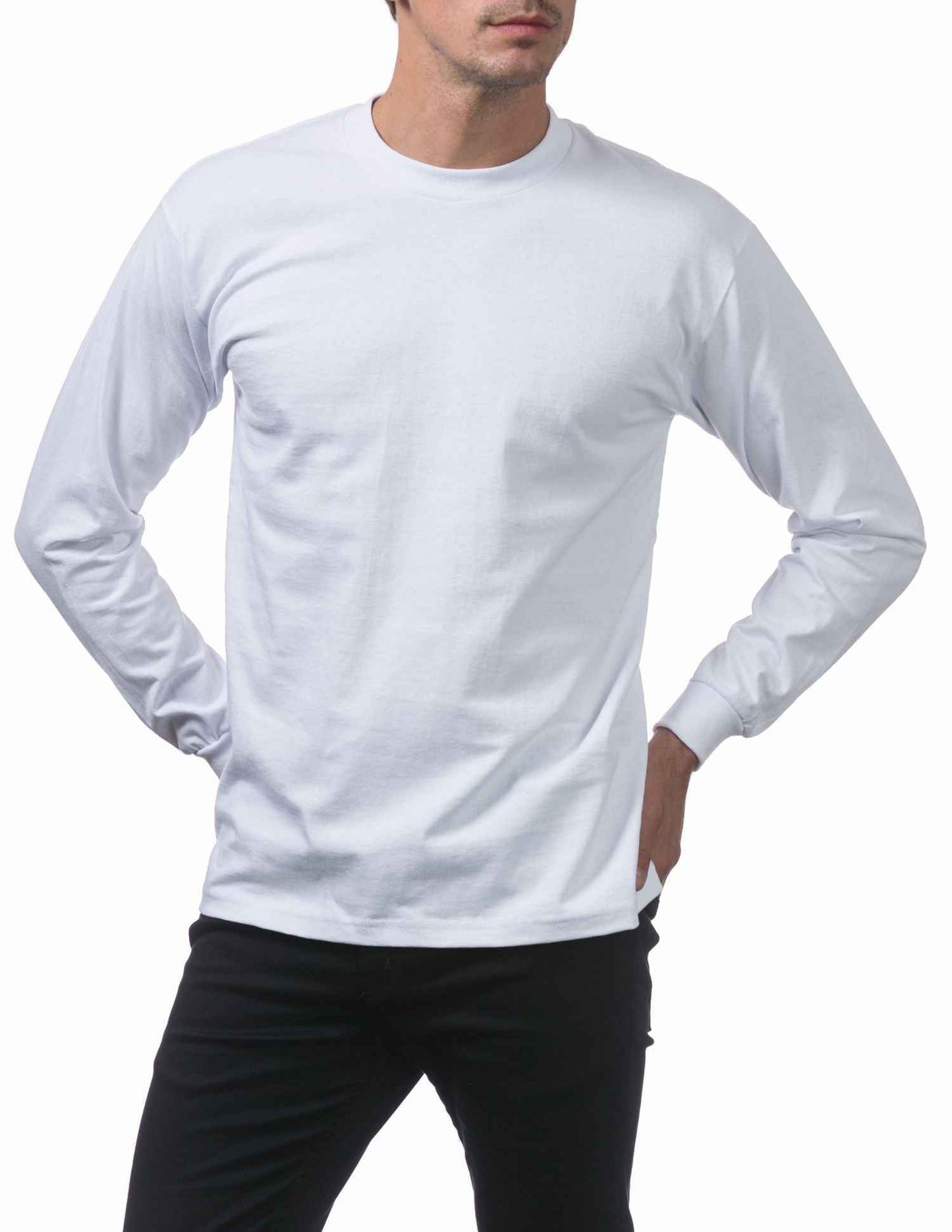 Pro Club Men's Heavyweight Long Sleeve T-Shirt
