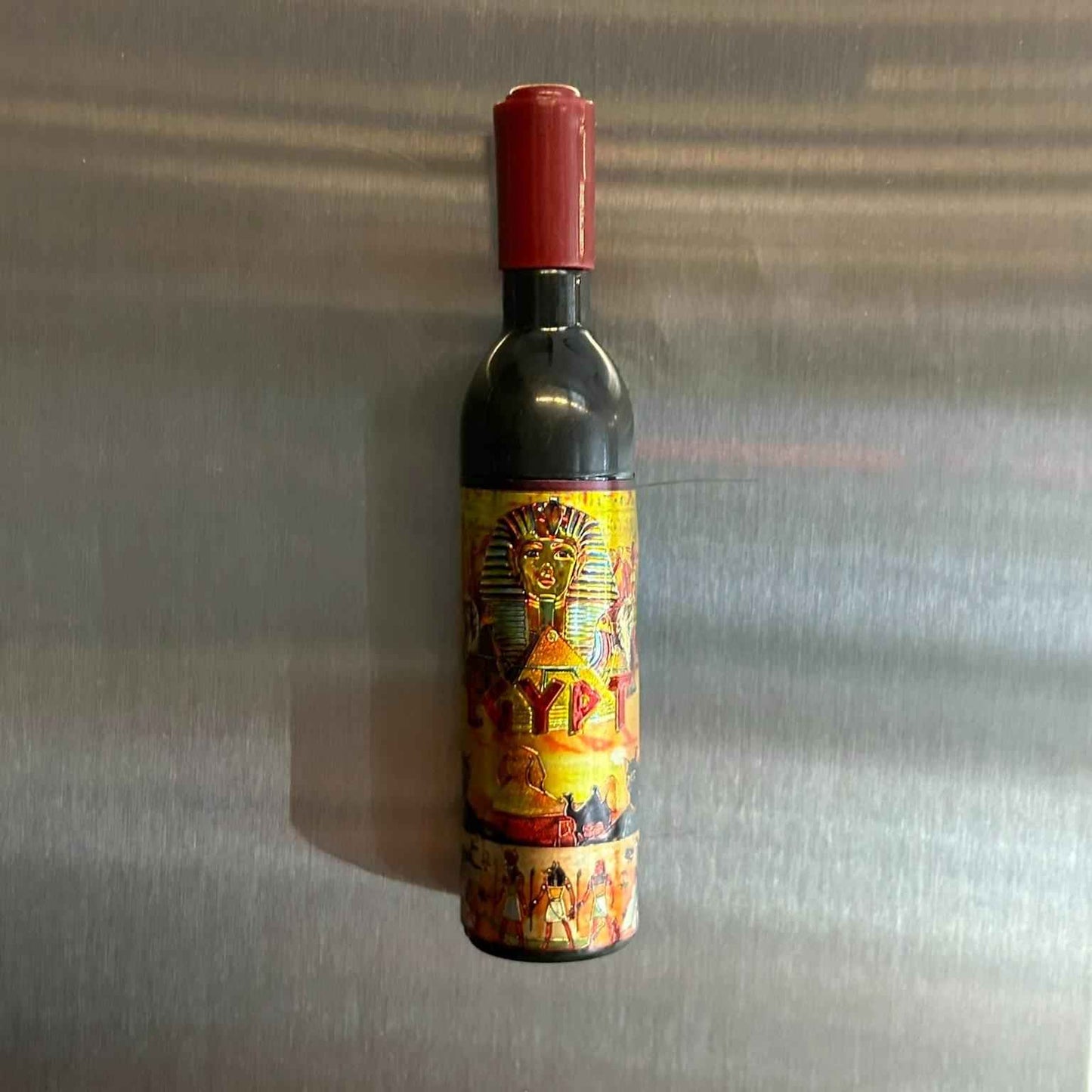 Egyptian Pantheon Magnetized Wine Opener - Fridge Adhesive - Historical Artwork