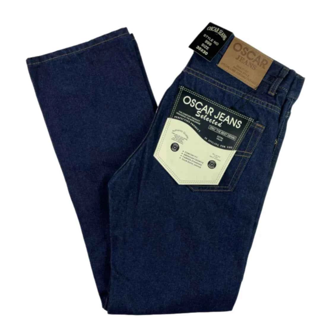 Mens Denim Jeans Pants Premium Cotton Classic Leg Fit CA999 Bottom Pants Regular
