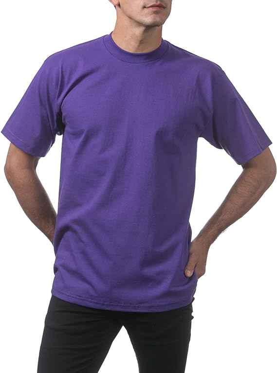 Pro Club Men's Heavyweight Short Sleeve T-Shirt Top Outfit