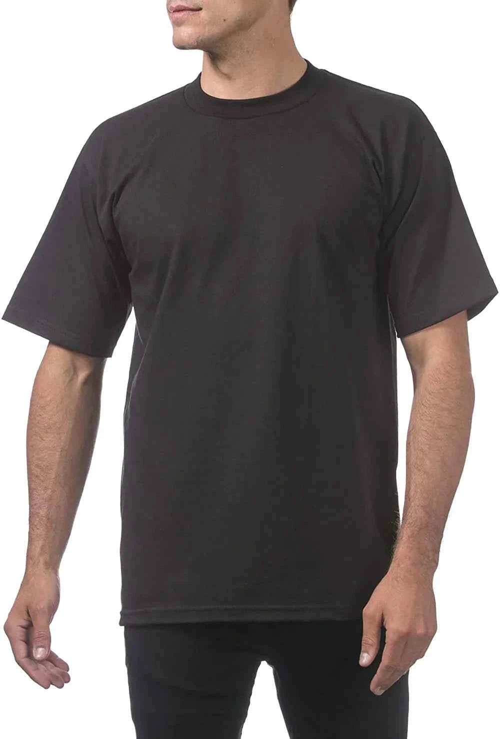 Pro Club Men's Heavyweight short Sleeve T-Shirt red