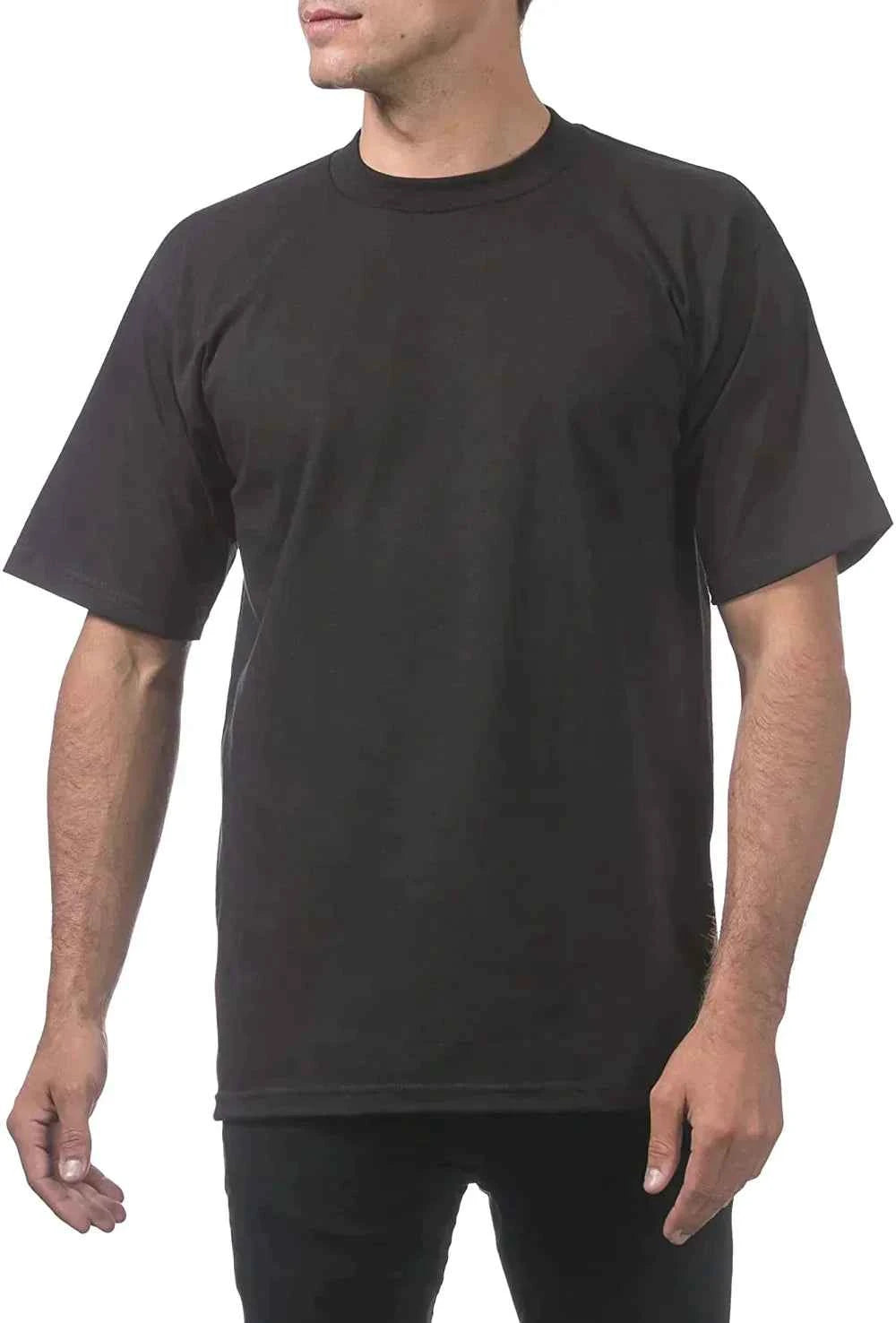 Pro Club Men's Heavyweight Long Sleeve T-Shirt White