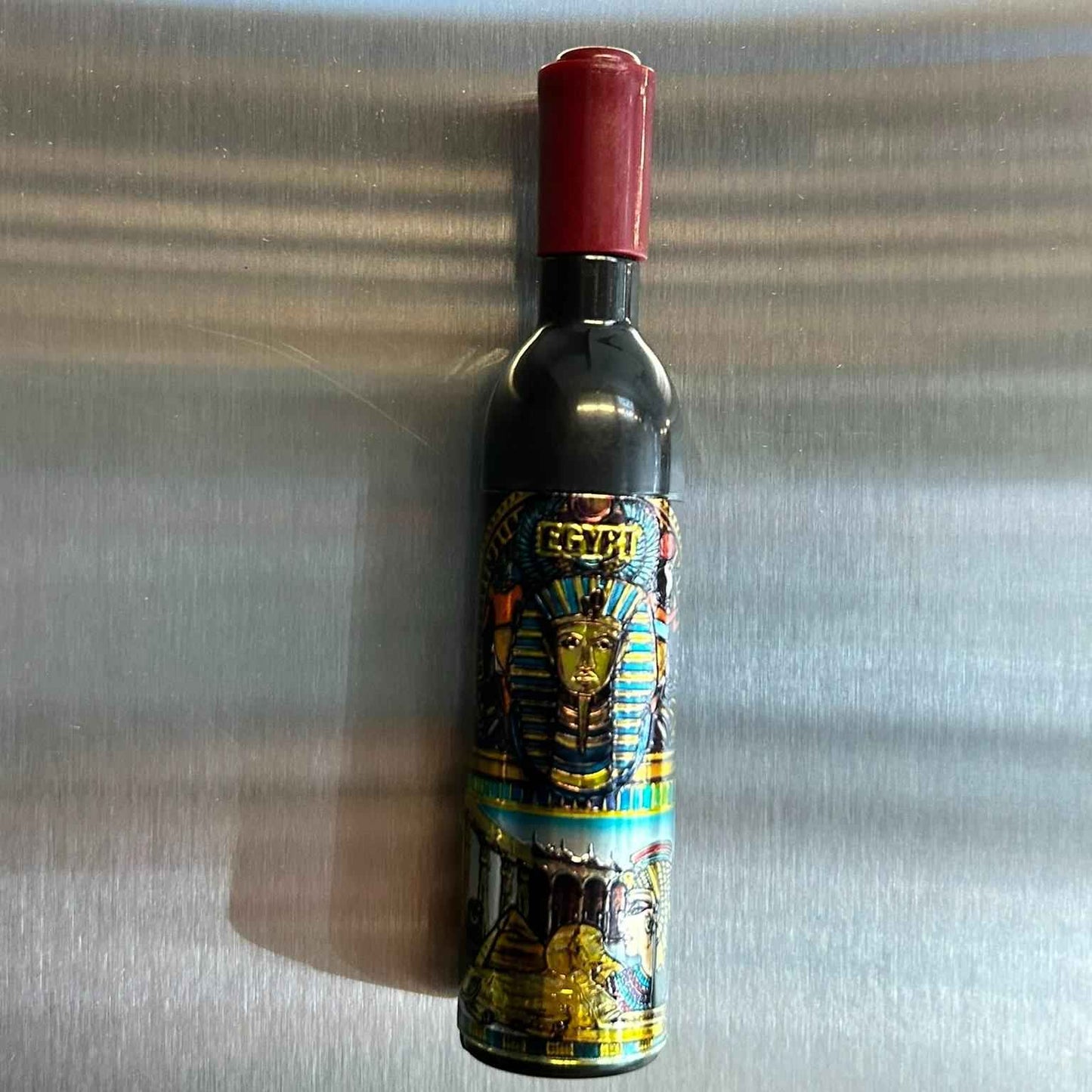 Mystic Sphinx Magnetized Wine Opener - Ancient Egyptian Enigma - Fridge Adhesive