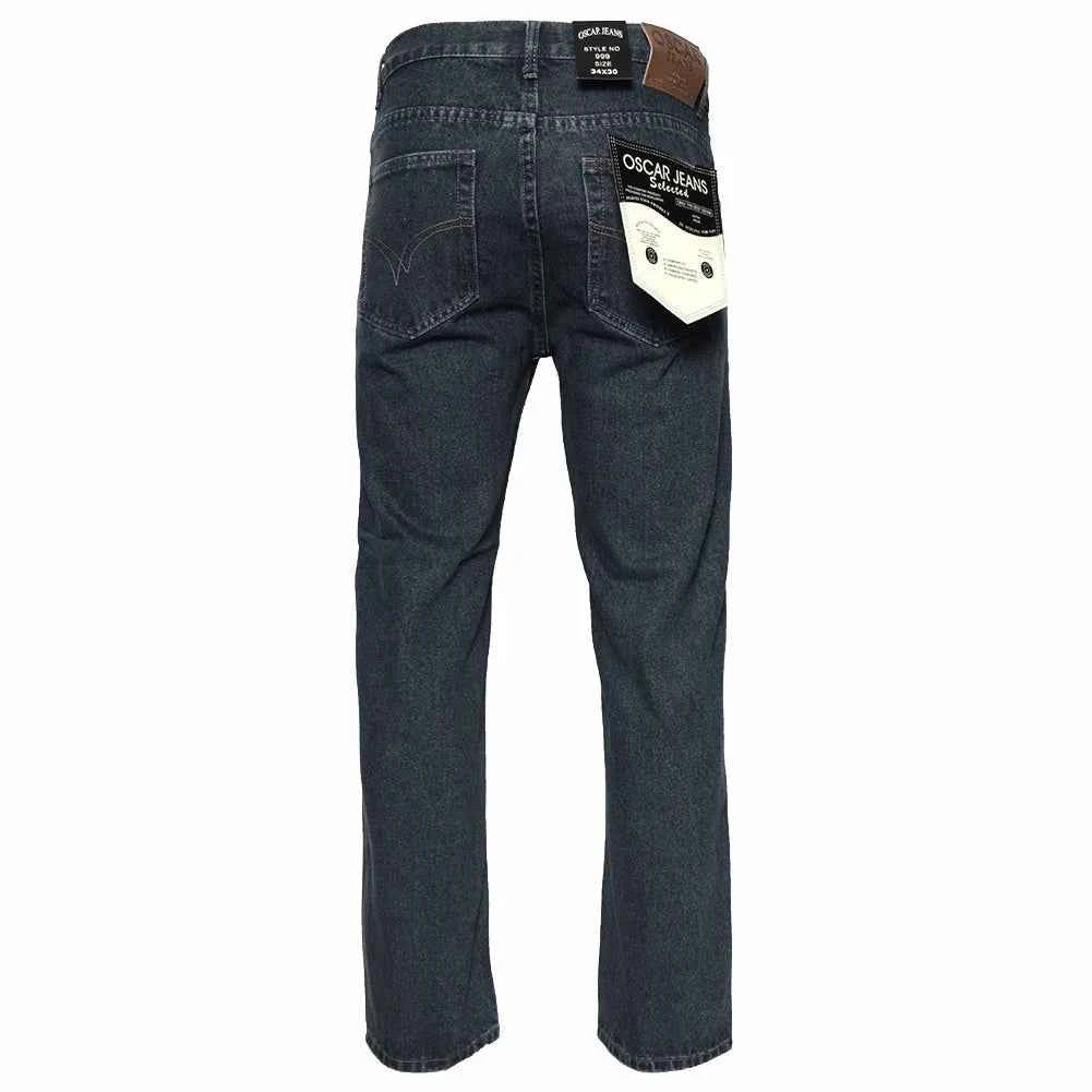 Mens Denim Jeans Pants Premium Cotton Classic Leg Fit CA999 Bottom Pants Regular