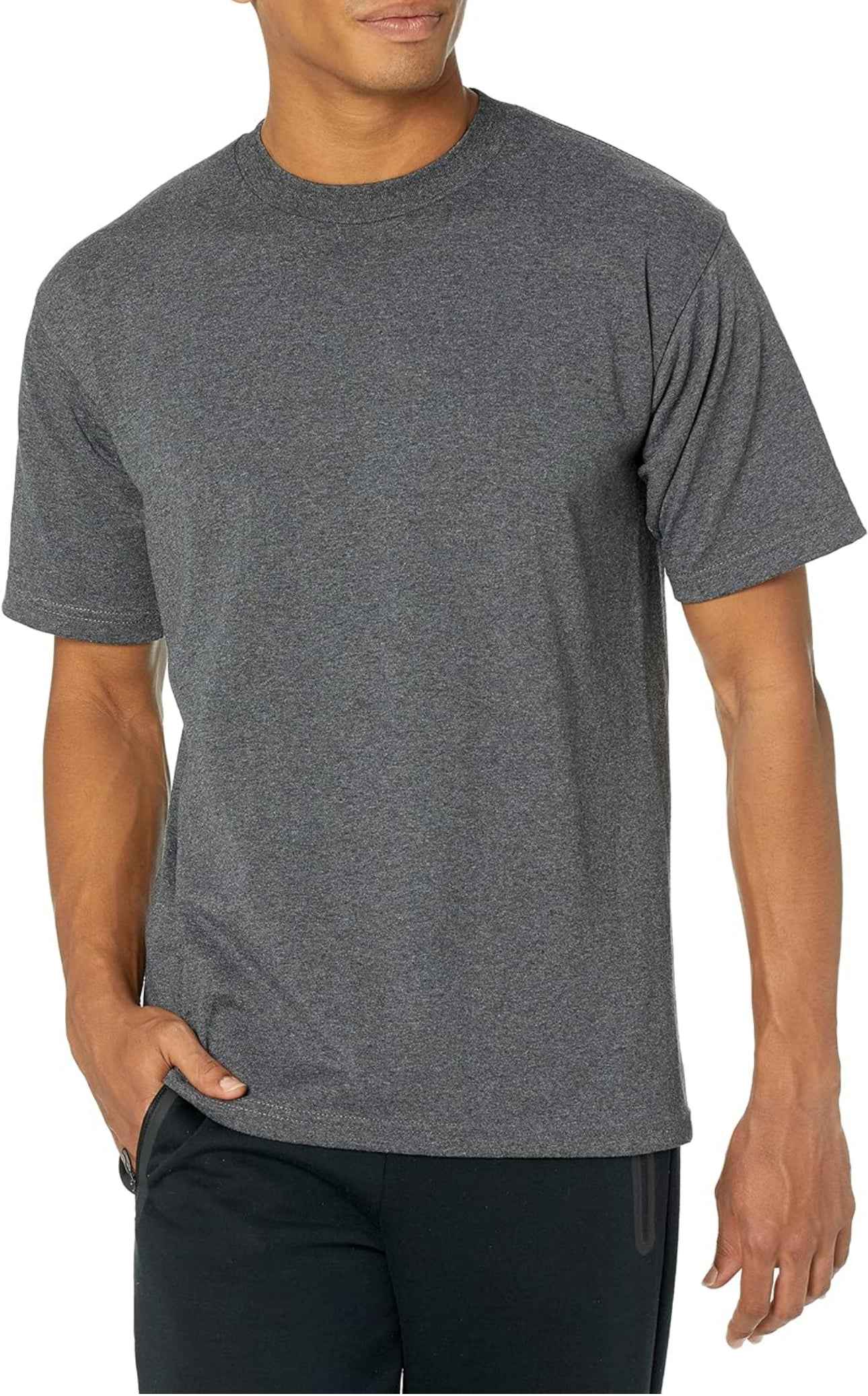 Pro Club Men's Heavyweight Short Sleeve T-Shirt Top Outfit