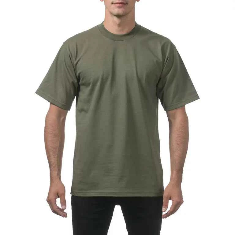 Pro Club Men's Heavyweight Short Sleeve T-Shirt Top Outfit