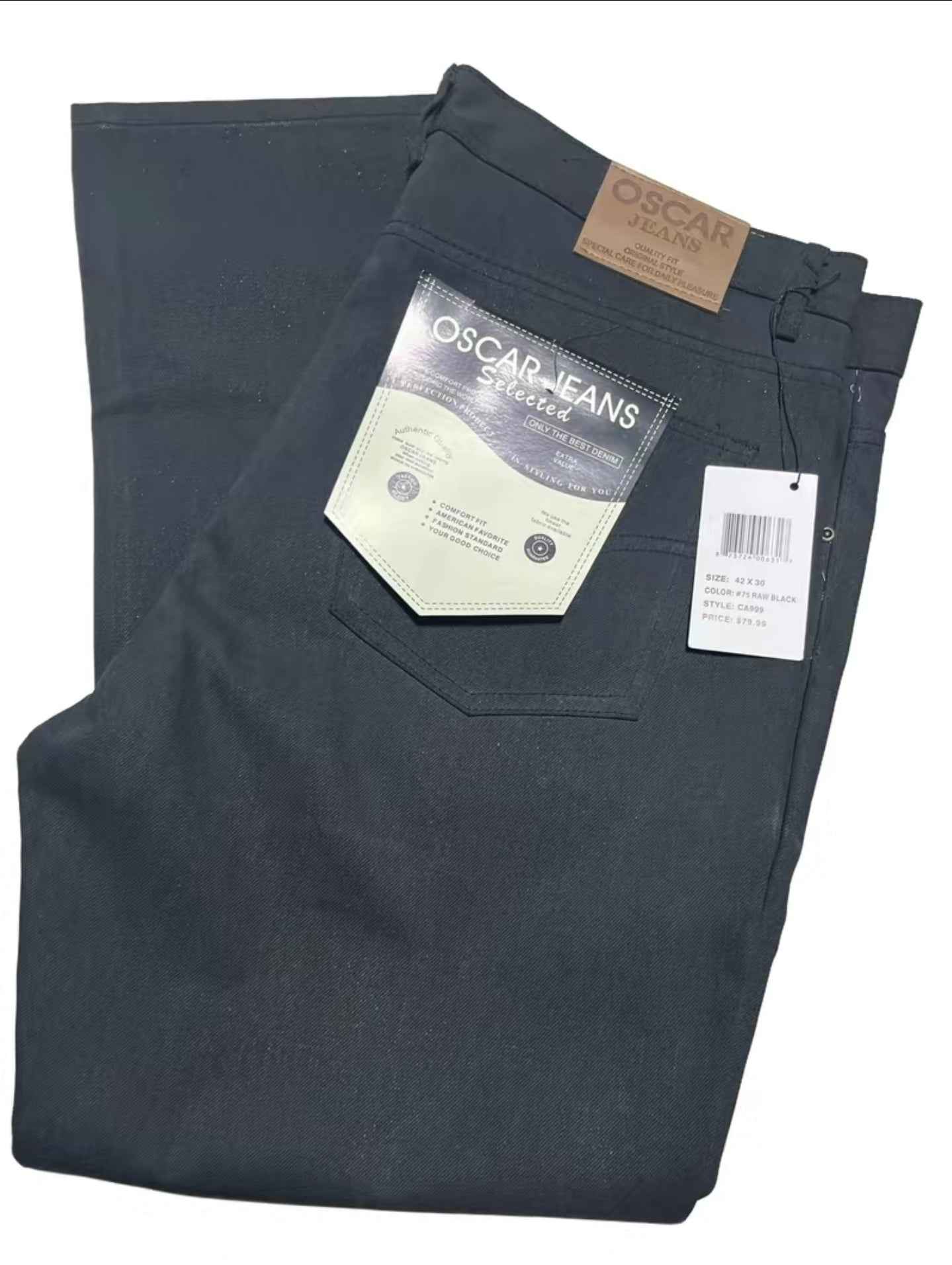 Mens Denim Jeans Pants Premium Cotton Classic Leg Fit CA999 Bottom Pants Regular