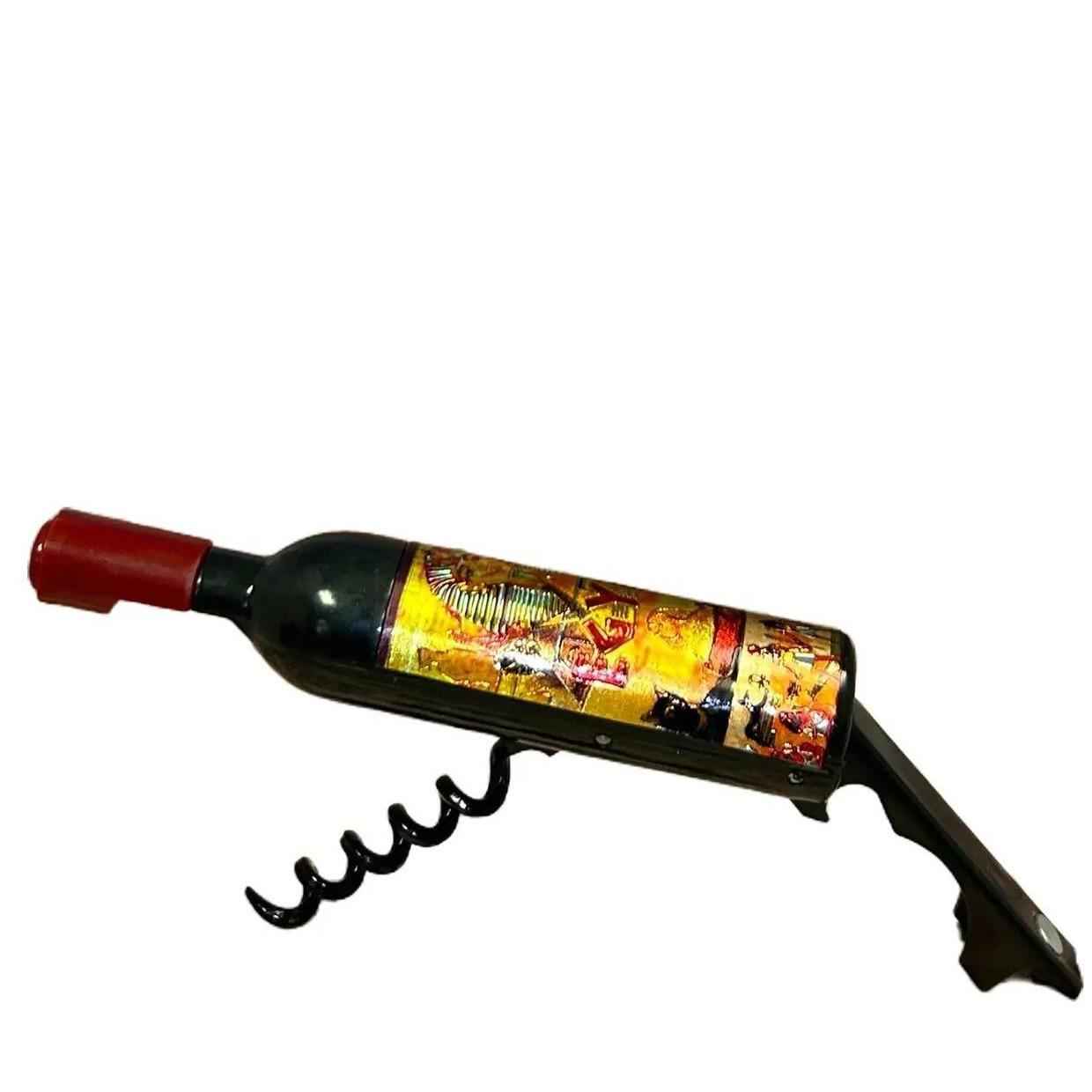 Egyptian Pantheon Magnetized Wine Opener - Fridge Adhesive - Historical Artwork