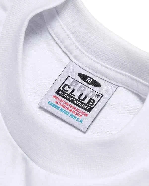 Pro Club Men's Heavyweight Short Sleeve T-Shirt Top Outfit
