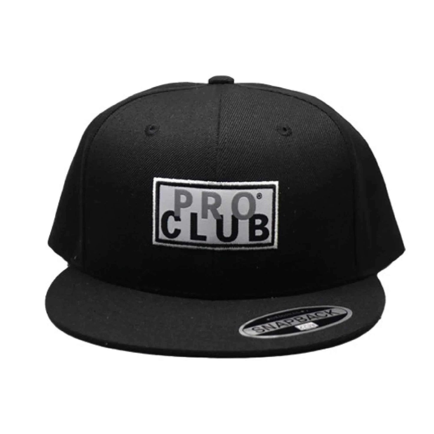 Pro Club Black Snap cap Hat With 3D Pro Club Logo