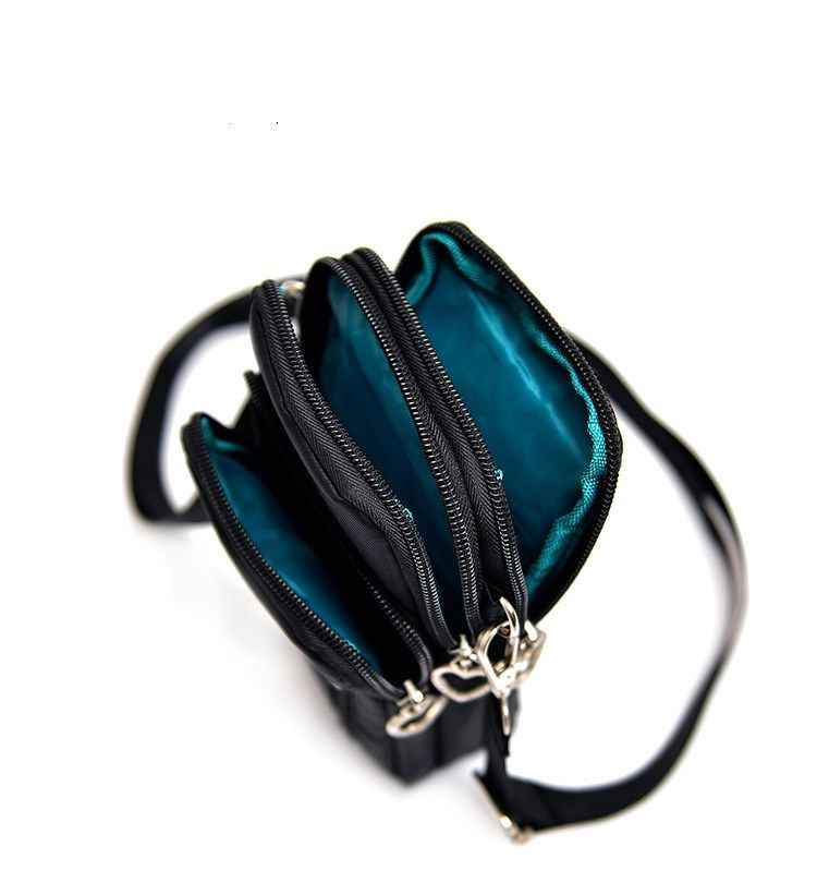 Waterproof RFID Woman's Crossbody Cell Phone Purse Holder Wallet Casual Sports Pouch Mini Crossbody Bags Black SK