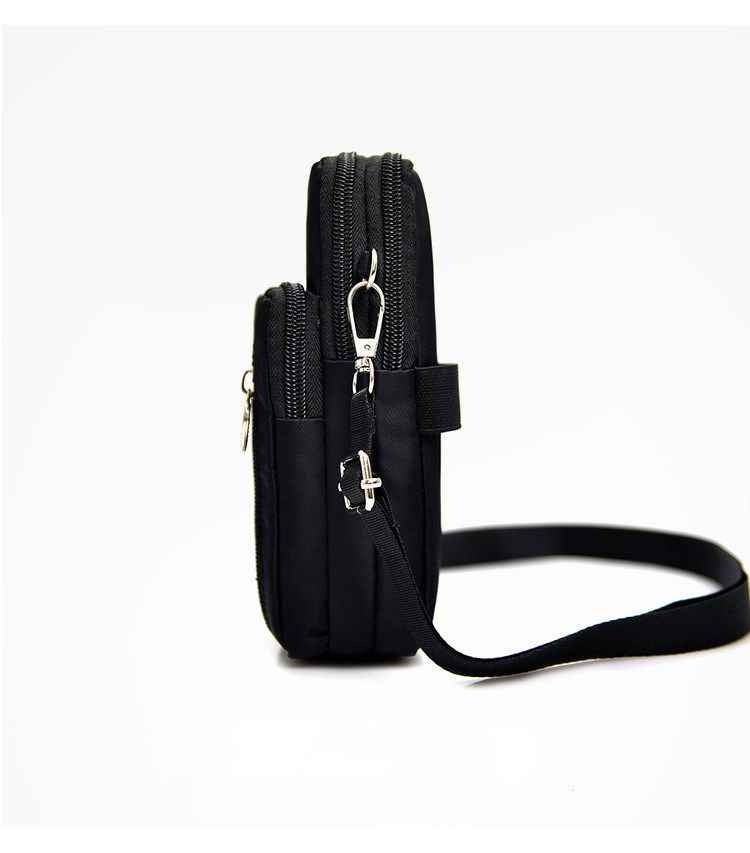 Waterproof RFID Woman's Crossbody Cell Phone Purse Holder Wallet Casual Sports Pouch Mini Crossbody Bags Black SK