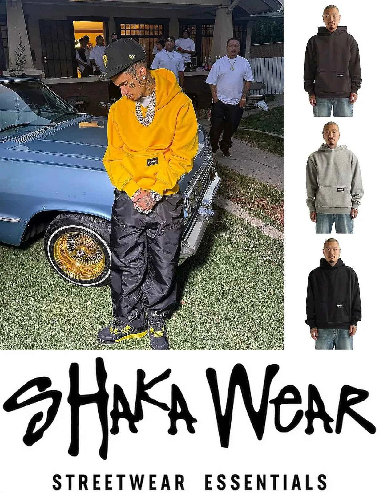 Shakawear Men's Essential Super Heavyweight Fleece Hoodie