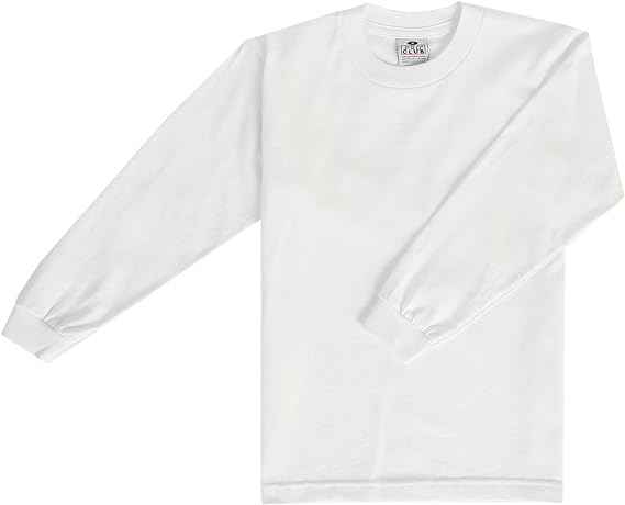 3 Pack Pro Club Men's Heavyweight Long Sleeve T-Shirt