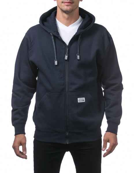 Pro Club Men's Hoodie with Full Zip, Front Pockets, - Original Style and Quality