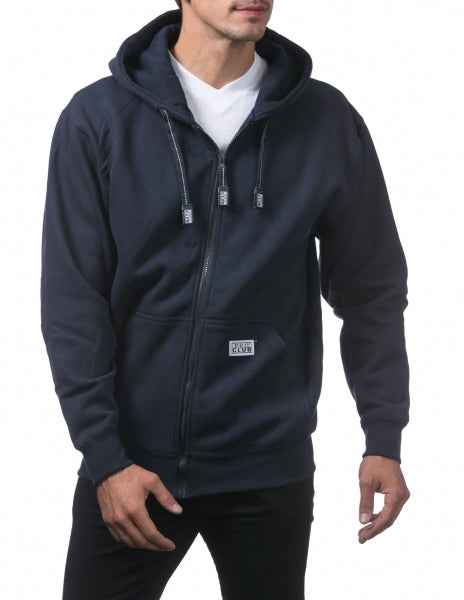 Pro Club Men's Hoodie with  Full Zip, Front Pockets,  - Original Style and Quality